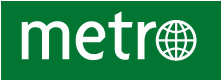 Логотип газеты Метро